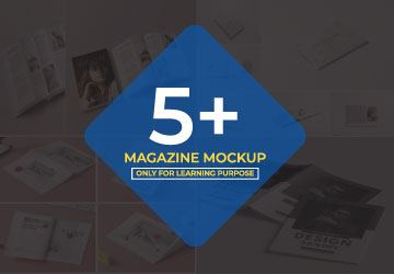 Magazine Mockup Bundle 02